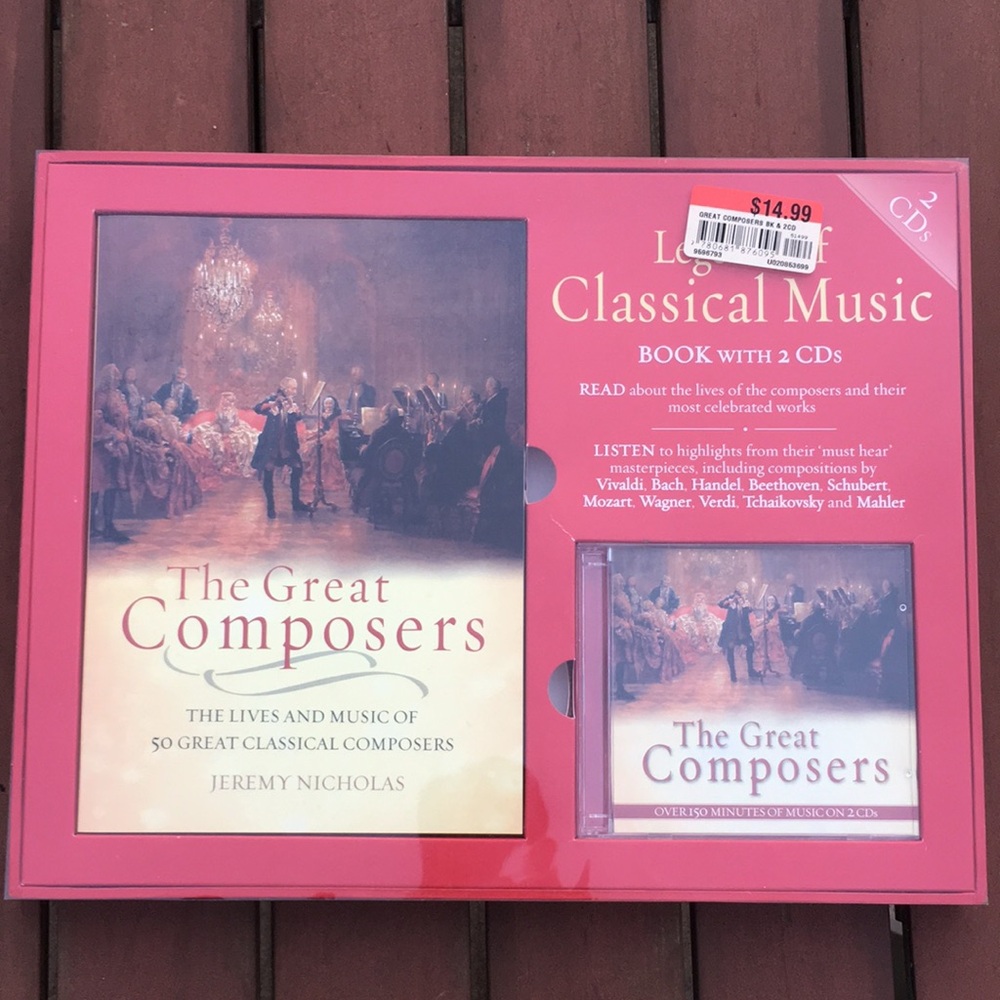 The Great Composers / Legends of Classical Music (book + CD) Jeremy Nicholas